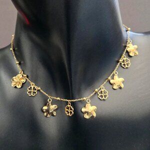 Gold long/adjustable bracelet and or anklet part 2